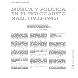 música y política en el holocausto nazi