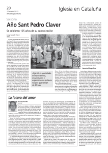 Año Sant Pedro Claver