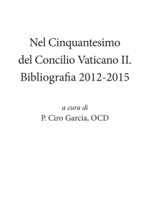 Nel Cinquantesimo del Concilio Vaticano II