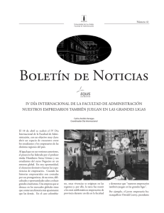 Boletín de Noticias - Facultad de Administración