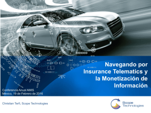Navegando por Insurance Telematics y la Monetización de