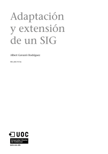 Programación y Personalización SIG , setiembre 2010