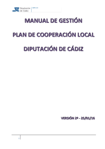 manual de gestión plan de cooperación local diputación de cádiz