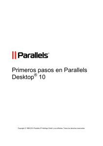 Primeros pasos en Parallels Desktop 10