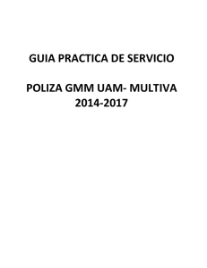 guia practica de servicio poliza gmm uam- multiva 2014-2017