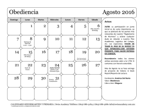 Calendario Anual