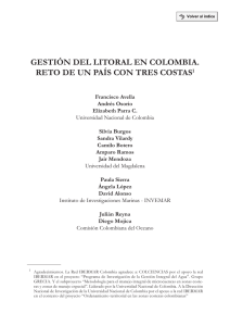 Capítulo Gestión del Litoral en Colombia