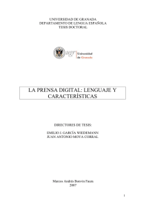la prensa digital: lenguaje y características