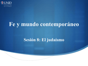 Explicación Judaísmo y mundo contemporáneo