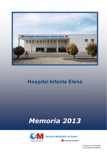 Memoria HUIE 2013378 KB - Hospital Universitario Infanta Elena