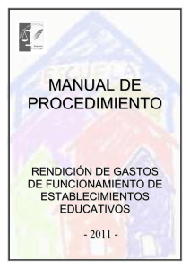 manual de procedimiento gastos de funcionamiento