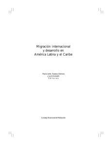 Migración internacional y desarrollo en América Latina y el Caribe