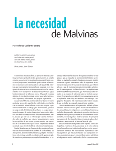 La necesidad de Malvinas - Comisión Provincial por la Memoria