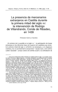 La presencia de mercenarios extranjeros en Castilla - e