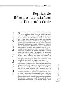 Réplica de Rómulo Lachatañeré a Fernando Ortiz