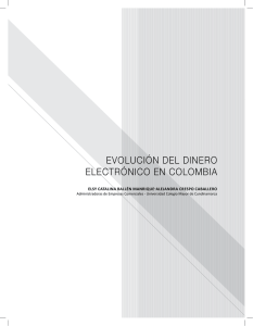 EVOLUCIÓN DEL DINERO ELECTRÓNICO EN COLOMBIA