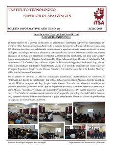 15) junio-julio 2015 - Instituto Tecnológico Superior de Apatzingán