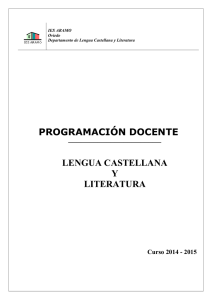 Lengua Castellana y Literatura