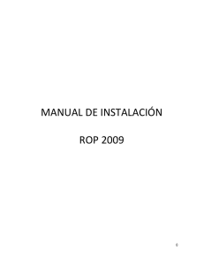 MANUAL DE INSTALACION ROP 2009