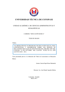 Repositorio UTC - Universidad Técnica de Cotopaxi