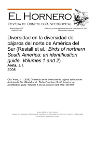Diversidad en la diversidad de pájaros del norte de América del Sur