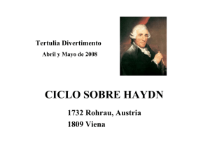 Breves notas sobre Haydn