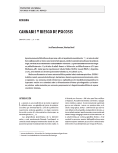 cannabis y riesgo de psicosis - Gaceta de Psiquiatría Universitaria