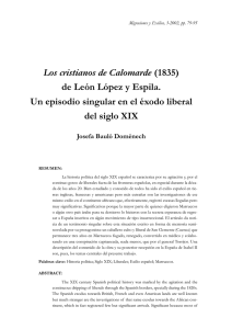 Los cristianos de Calomarde (1835) de León López y Espila