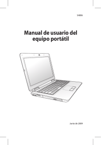 Manual de usuario del equipo portátil