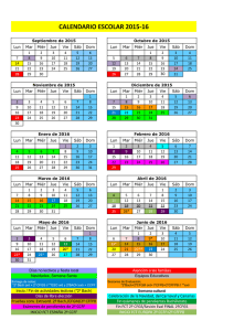 Calendario 2015-16
