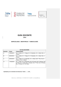 Obstetricia y Ginecología - Hospital Universitari i Politècnic La Fe