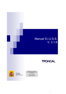 Manual S.I.U.S.S. V. 3.1.8 TRONCAL
