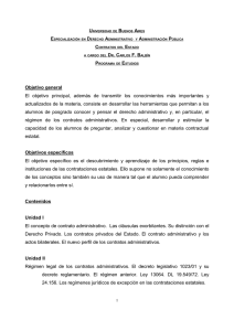 Contratos del Estado - Universidad de Buenos Aires
