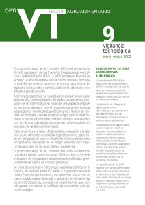 Sector Agroalimentario ( 78.58 Kb) - Oficina Española de Patentes y