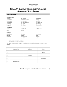 Tema 7 - La empresa cultural de Alfonso X el Sabio