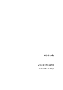 KQ-Shade Guía de usuario