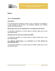 Diapositiva 1 - Instituto Nacional de Bellas Artes