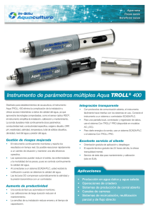 Instrumento de parámetros múltiples Aqua TROLL® 400 - In-Situ