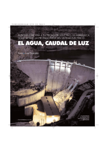 el agua, caudal de luz - Red Eléctrica de España