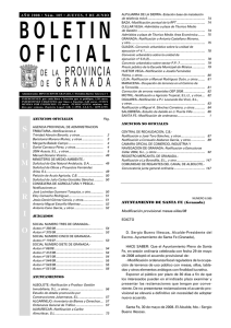 BOLETIN OFICIAL - Diputación de Granada