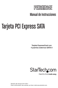 Tarjeta PCI Express SATA
