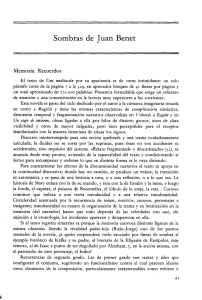 Sombras de Juan Benet - Biblioteca Digital AECID