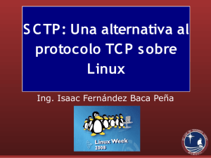 SCTP_Una alternativa al protocolo TCP sobre Linux