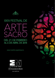 BVCM010782 XXIV Festival de Arte Sacro del 21 de febrero al 6 de