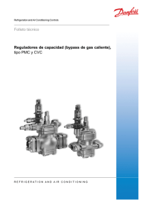 Reguladores de capacidad (bypass de gas