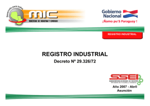 registro industrial