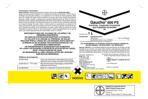 Gaucho® 600 FS - Bayer CropScience Chile