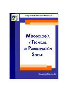 metodología y técnicas de participación social