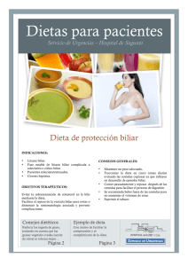 Dieta de protección biliar