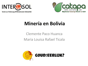 Mijnbouw in Bolivia